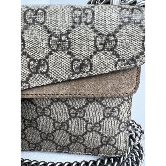 Gucci Supreme Canvas Dionysus Chain Strap Women’s Shoulder Bag - Picture 4 of 16
